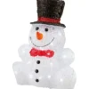 Acryl-Schneemann LED Mehrfarbig