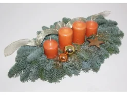 Adventsgesteck mit 4 Kerze 45 cm Cotto