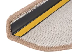 Andiamo Stufenmatte Bob 2 Stück ca. 65 cm x 28 cm Beige