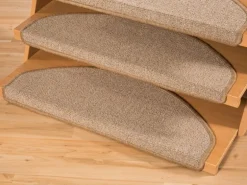 Andiamo Stufenmatte Bob 2 Stück ca. 65 cm x 28 cm Beige