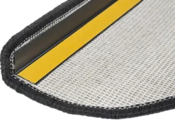 Andiamo Stufenmatte Bob 2 Stück ca. 65 cm x 28 cm Anthrazit