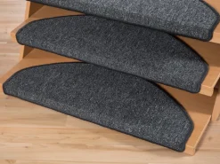 Andiamo Stufenmatte Bob 2 Stück ca. 65 cm x 28 cm Anthrazit