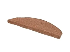 Andiamo Stufenmatte Bob 2 Stück ca. 65 cm x 28 cm Cognac