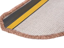 Andiamo Stufenmatte Bob 2 Stück ca. 65 cm x 28 cm Cognac