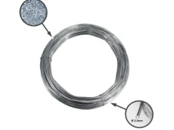 Aquagart 500m Spanndraht 2,5mm Für Wildzaun Forstzaun Weidezaun