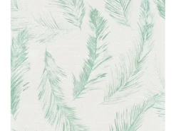 A.S. Creation Vliestapete Four Seasons Blätter Grün-Blau FSC®
