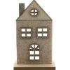 Aufsteller Haus aus Holz mit Filz 20 cm