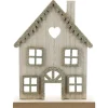 Aufsteller Haus aus Holz 16 cm