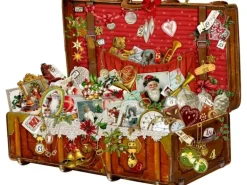 A3-Wandkalender Weihnachtskoffer