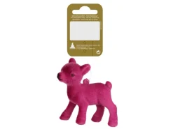 Bambi Kunststoff Samt Pink 8 cm