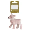 Bambi Kunststoff Samt Rosa 8 cm