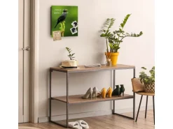 Banjado Großer Schlüsselkasten Glas 30x30cm Schwarz Scharnier Links 50 Haken Beschreibbar Magnetisch Motiv Vogel Auf Tannenzweig