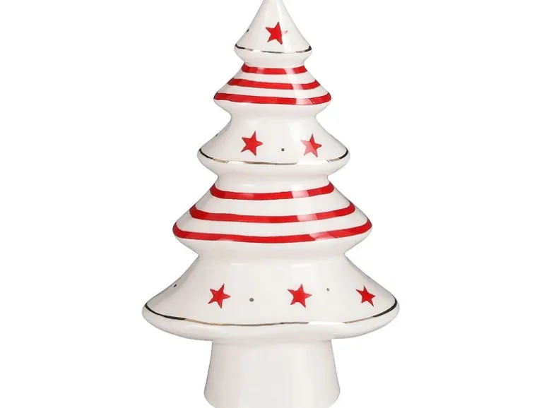 Baum Weiß Rot 16,5 x Ø 9,5 cm