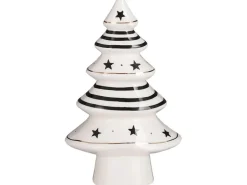 Baum Weiß Schwarz 16,5 x Ø 9,5cm