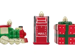 Baumschmuck Kunststoff-Anhänger 3er-Set