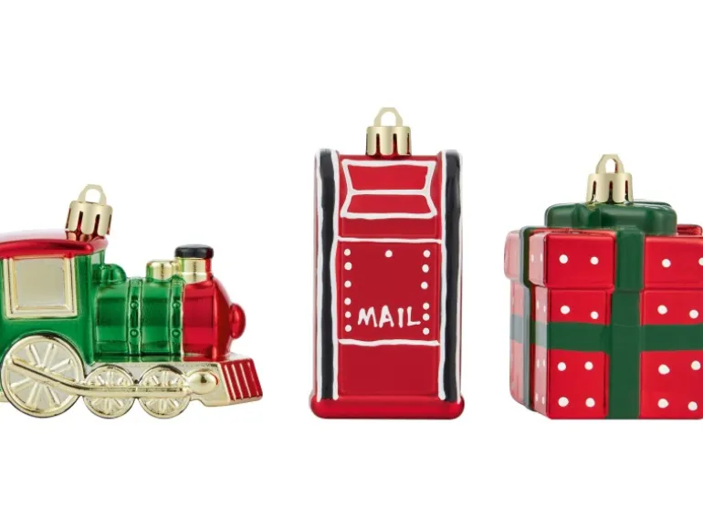 Baumschmuck Kunststoff-Anhänger 3er-Set