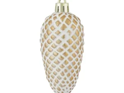 Baumschmuck-Set Tannenzapfen Hellbraun 6 Stück