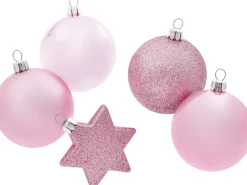 Baumschmuck-Set 50-teilig Pink