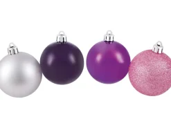 Baumschmuck-Set 20-teilig Rosa-Lila