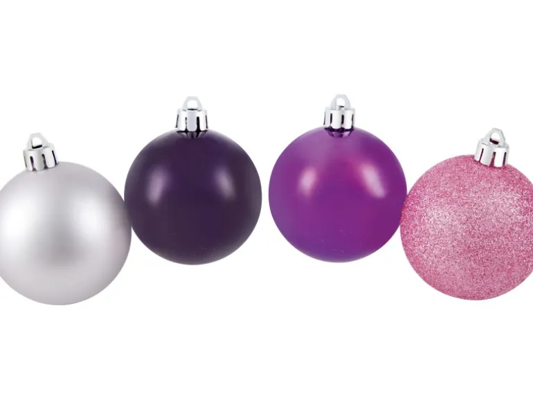 Baumschmuck-Set 20-teilig Rosa-Lila