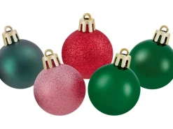 Baumschmuck-Set 30-teilig Rot-Grün