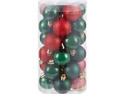 Baumschmuck-Set 30-teilig Rot-Grün