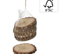 Baumstammscheibe Ø 9-13 cm Natur 6 Stück