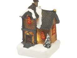 Beleuchtete Tisch-Dekoration Weihnachtshaus 4-fach sortiert