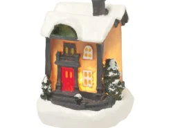 Beleuchtete Tisch-Dekoration Weihnachtshaus 4-fach sortiert