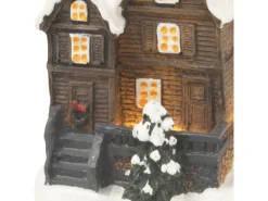 Beleuchtete Tisch-Dekoration Weihnachtshaus 4-fach sortiert