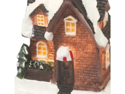 Beleuchtete Tisch-Dekoration Weihnachtshaus 4-fach sortiert