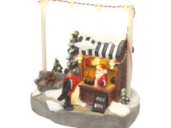 Beleuchtete Tisch-Dekoration Weihnachtsmarkt 2-fach sortiert