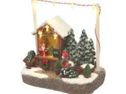 Beleuchtete Tisch-Dekoration Weihnachtsmarkt 2-fach sortiert