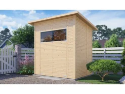 Bertilo Gerätehaus Pent Modern 2 Natur 208 cm x 157 cm FSC®