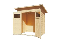 Bertilo Gerätehaus Pent Modern 2 Natur 208 cm x 157 cm FSC®