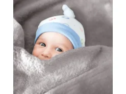 Bestlivings Babydecke Mikrofaser Bestlivings Hellgrau 90 x 140 cm