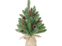 Black Box Trees Künstlicher Weihnachtsbaum Creston Jute Frosted 45 cm
