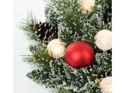 Black Box Trees Kranz Kaprun Grün Frosted Rot Ø 45 cm