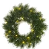 Black Box Trees Weihnachtskranz Glendon mit LED-Beleuchtung Ø 60 cm Grün