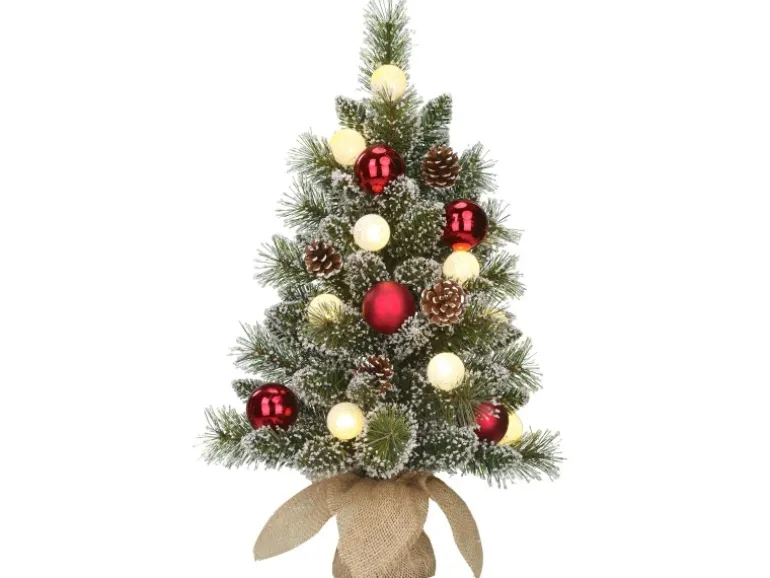 Black Box Trees Weihnachtsbaum Kaprun mit Burlap Frosted 60 cm Grün