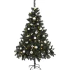 Black Box Trees Weihnachtsbaum Fynn LED Silber-Mintgrün H 185 x Ø 115 cm