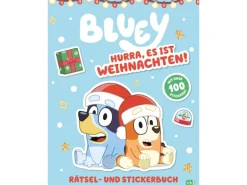 BLUEY - Hurra, es ist Weihnachten! - Rätsel- und Stickerbuch