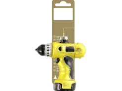 Bohrmaschine zum Hängen Glas und Polyresin 10 cm Glitter