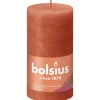 Bolsius Rustik-Kerze Shine 130/68 mm Herbstliches Orange
