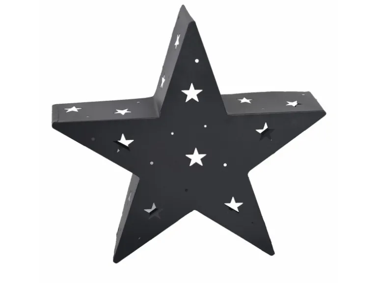 Boltze Aufsteller Touko 43 cm x 10 cm x 45 cm Schwarz