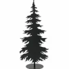 Boltze Baum-Dekoaufsteller Findus 39 cm x 25 cm x 90 cm Schwarz