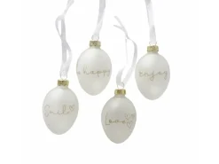 Boltze Dekoanhänger Davina 2-fach Sortiert 7 cm x 4 cm x 7 cm Transparent