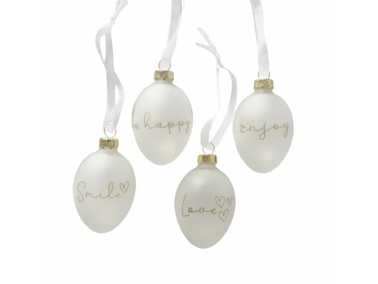 Boltze Dekoanhänger Davina 2-fach Sortiert 7 cm x 4 cm x 7 cm Transparent