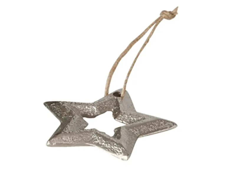 Boltze Dekoanhänger Sasil 5 cm x 5 cm Silber