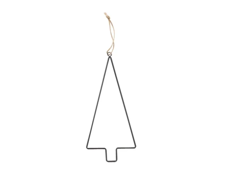 Boltze Dekoanhänger Wanda 30 cm x 15 cm Schwarz